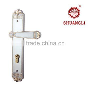 Popular European Style design safety wooden Zinc Alloy lock door