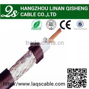 Qisheng cable RG11 coaxial cable with messenger Coaxial cable rg8 applied in CATV,CCTV