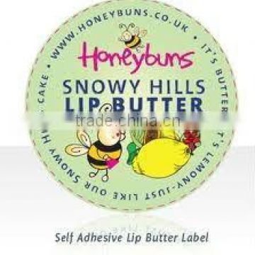 snow hills lip butter labels