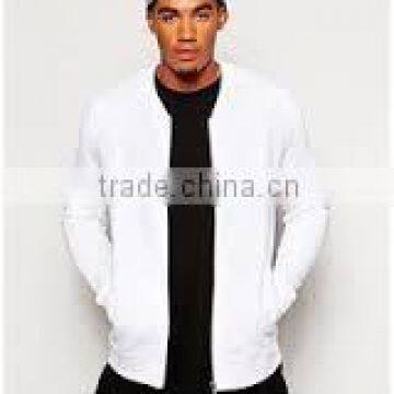 high quality white Bomber Jacket