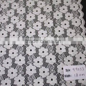 Hot Sale Chemical Lace Embroidery ,stretch Lace Fabric photo-3