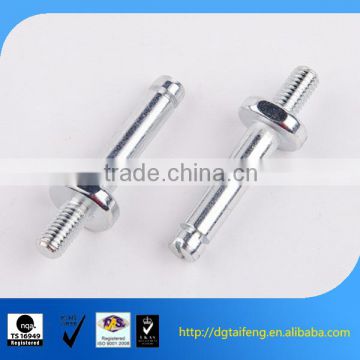 galvanized round neck pins knurled screw pins