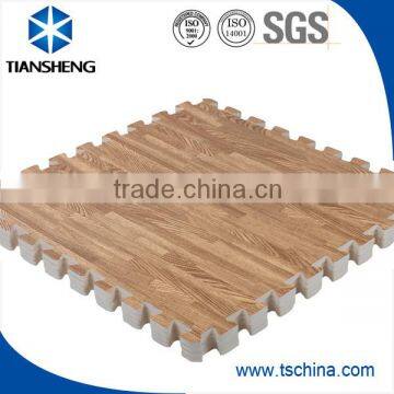 High Quality Interlocking Wood Grained EVA Mat