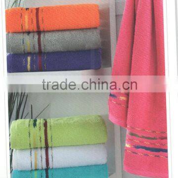 Manufacturer supply popular design 100% cotton terry new design towels