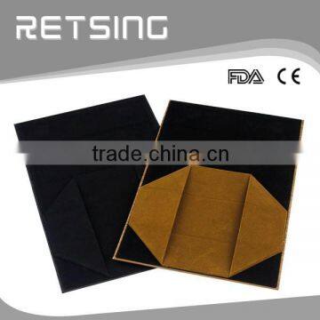 2015 Wholesale folding glasses case cute glasses leather case custom printing logo