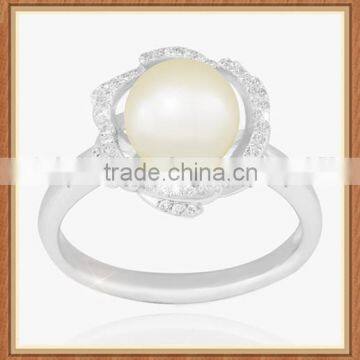 Freshwater Pearl Jewelry 925 Sterling Sliver Rings photo-2