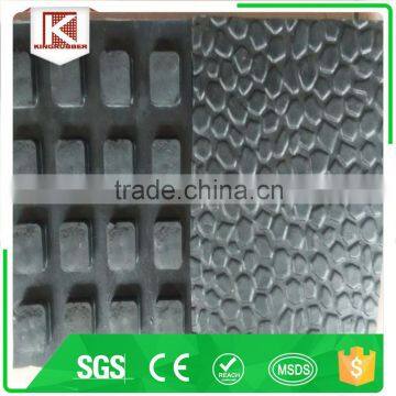 rubber mat for gym flooring or horse stable, 12mm or 17mm honeycomb surface