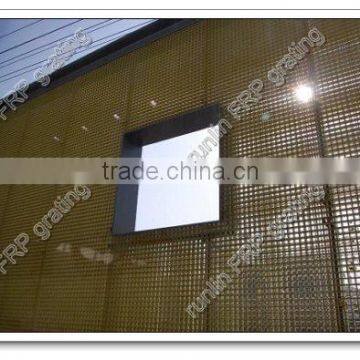 transparent frp grating curtain wall