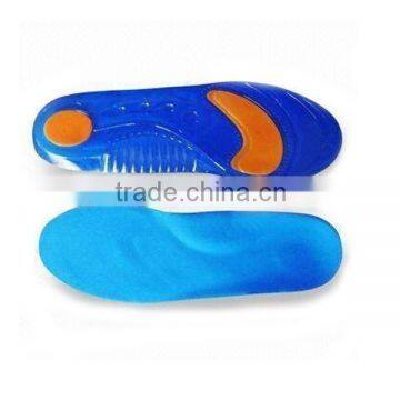 Full Length Silicone Gel Insoles Medical Metatarsal Pad Silicone Massaging Insoles KS 1076