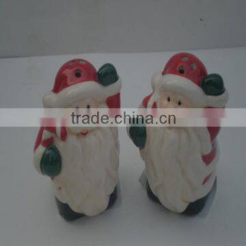 Ceramic Christmas Salt and Pepper Shakers With Christmas Items