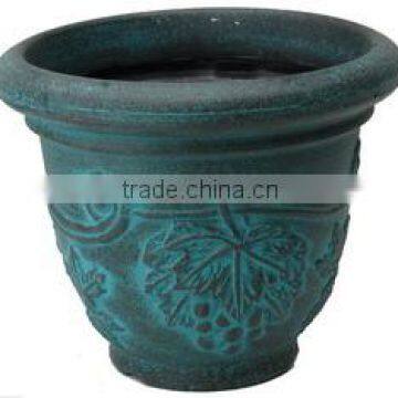 decorative balcony shallow japanese plastic terra cotta flower pots bulk