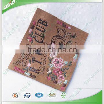 Fluorescent flower patch/embroidered animal patches/cartoon patches for clothing maker