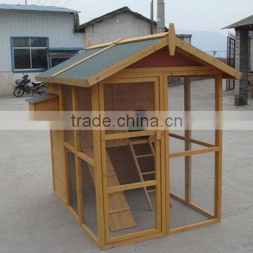 outdoor wooden large hen house