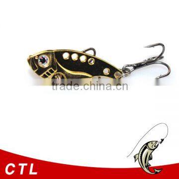 3.5cm,3.2g Top quality metal bait Fishing Tackle Fishing Lure equipment VIB lures with 3D eyes