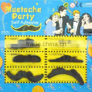 High quality fake beard and mustache with pretty design for decoration MU2016