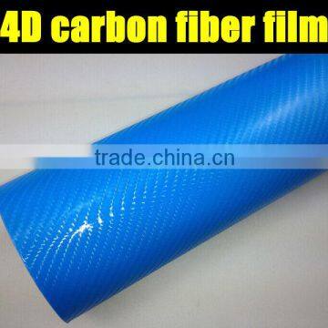 Supply 4D Carbon Fiber Vinyl Film With Air Free Bubbles 1.52*30m