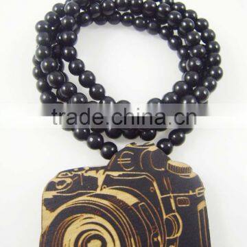 2015 custom handmade wooden beaded necklace