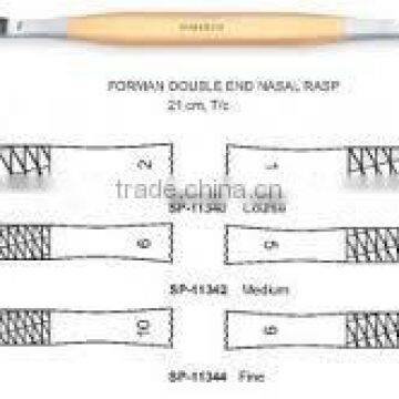 FORMAN DOUBLE END NASAL RASP Course 21 cm, T/c