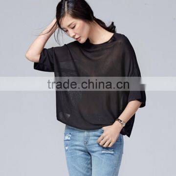 Woman sweater short sleeve spring & summer cool pullover