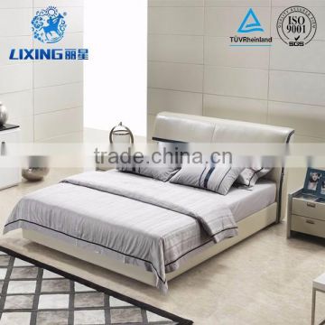 2016 Modern Comfortable Leisure Leather Bed