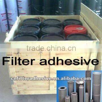 PU Adhesive for bonding filter metal end cover and paper