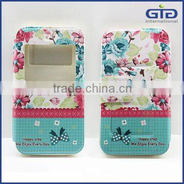 [GGIT] Wholesale Spring Window Flip Case Universal Leather Phone Case