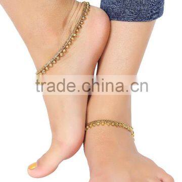 Indian Gold Plated Beautiful Payal Anklet photo-2