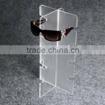 frosted color rotating glasses acrylic display stand