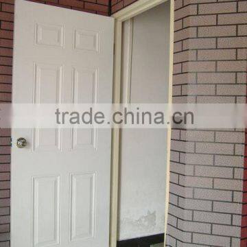 gavanlized panen steel door/powder coated steel door/hollow metal door