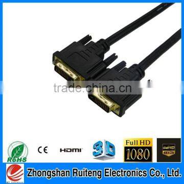 Super quality Gold plated DVI cable (length optional)