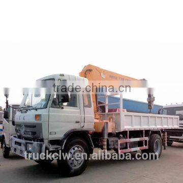 Dongfeng high quality and cheap 10 ton crane truck on hot sale