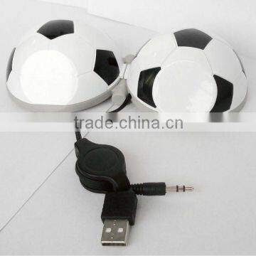 football shape mini speaker