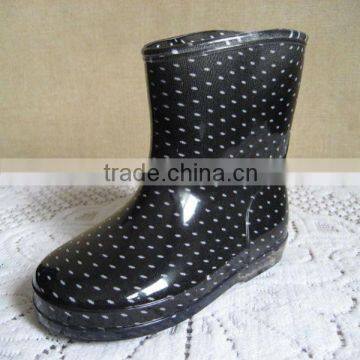 New Children Printing PVC Waterproof Rainboots