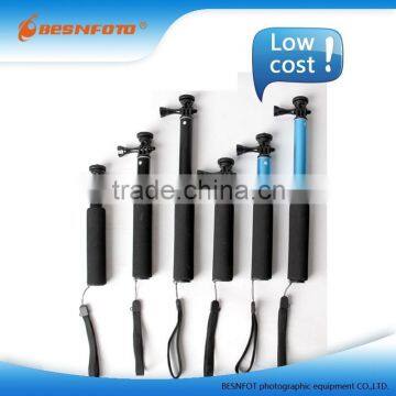 High quality Lowest Price Selfie Stick Monopod for action camera and Cellphone