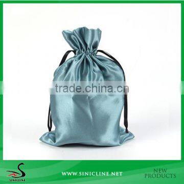 Sinicline Customized Quality Satin Drawstring Bag For Gift