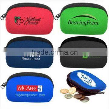 High quality custom neoprene coin purse