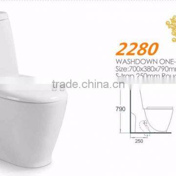 Sanitary Ware Make in China Washdown One Piece Toilet China Supplier photo-2