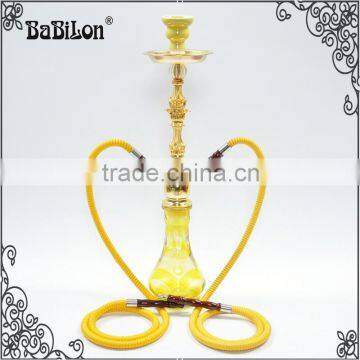 Wholesale China Merchandise Transparent Yellow Vase Hookah made in china