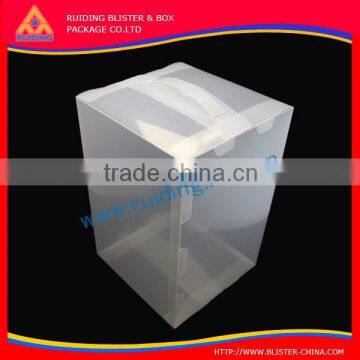 protable folding box, clear PVC plastic boxes and packaging