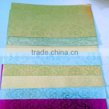 Laminated Embossed Gold&silver Cardboard for Gift Wrapping photo-3