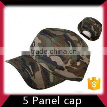 Suede Brim 5 Panel Hat Snapback