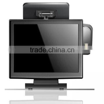 Bizsoft 15" LCD Touch Screen Pos Terminal With Nfc Reader and VFD Customer Display for POSTOUCH BX15 Pos Manufacturer photo-2