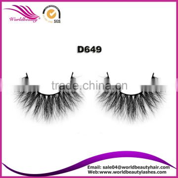 Newest Siberian handmade multi-layer hotsale 3D mink eyelash D649