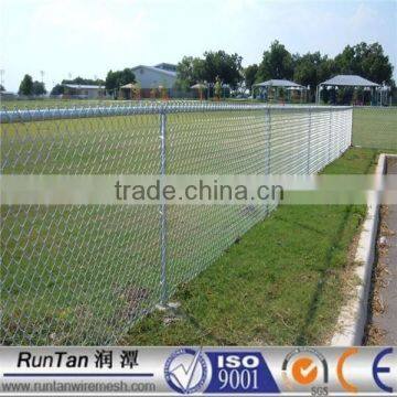 Low price PVC coated chain link fence, Galvanized chain link fence for sale