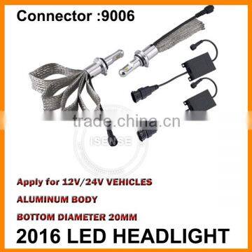 Hondas Crees Chips 6000lumen Whole Aluminum Body Slim Halogen Bulbs 9006 Replacement Headlight Bulbs