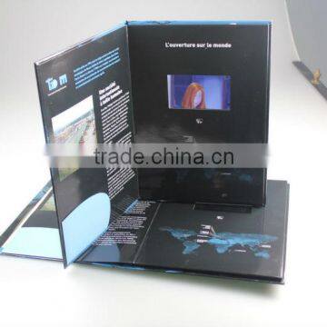 4.3inch Custom LCD Video Greeting Card and Brochure