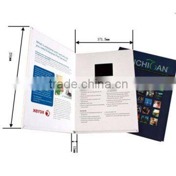 2.4inch Custom LCD Video Greeting Card and Brochure