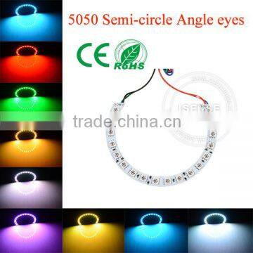 92/104/124/131 mm Semi-circle 5050 Led Smd Rgb Angel Eyes