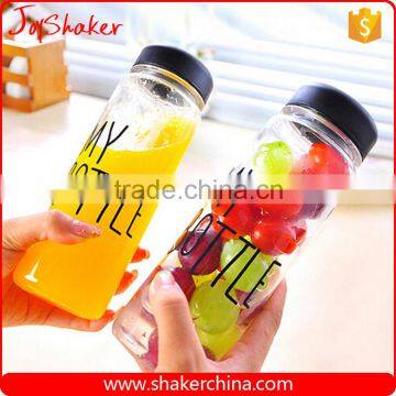 Custom Logo BPA free Tritan Fruit Juicer Plastic Bottle