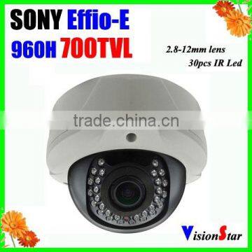 Vandalproof metal cover 700TVL sony Exview ccd sensor OSD menu surveillance video camera with better price